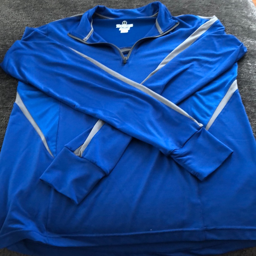Adult XS Quarter Zip, Blue good condition